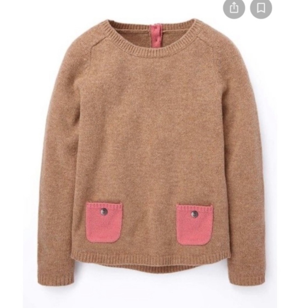 EUC Boden Contrast Pocket Pullover Sweater. Worn twice